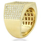 Diamond Squared Band Ring