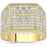 Diamond Squared Band Ring