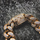 Micro Jesus + 10mm Diamond Cuban Link Necklace