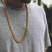 Double Cuban Link Necklace (12mm)