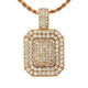 Solid Gold Diamond Ruby Pendant 1