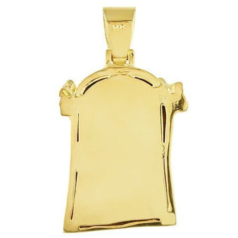 Solid Gold Jesus Pendant #2