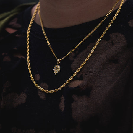 4mm Rope Chain + Hamsah Micro Set
