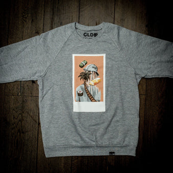 Polaroid Crewneck in Grey