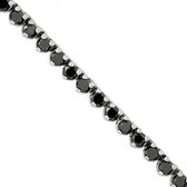 Black Diamond Tennis Chain 15.5 ctw