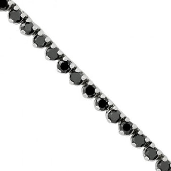 Black Diamond Tennis Chain 15.5 ctw