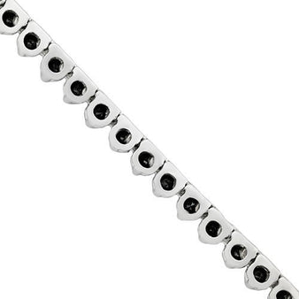 Black Diamond Tennis Chain 15.5 ctw