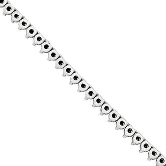 4mm Black Diamond Tennis Chain