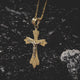 Solid Gold Crucifix Pendant