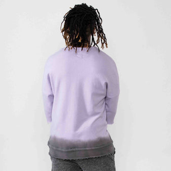 Dip Dyed Crewneck - Pink/Grey