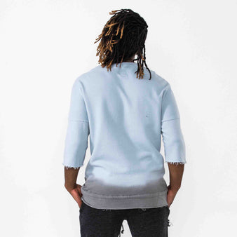 Dip Dyed Crewneck - Blue/Grey