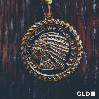 Solid Gold Chief Coin