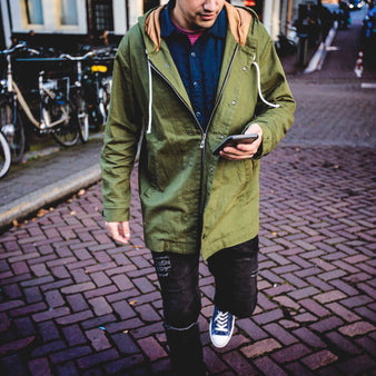 GLD Field Jacket in Olive Green