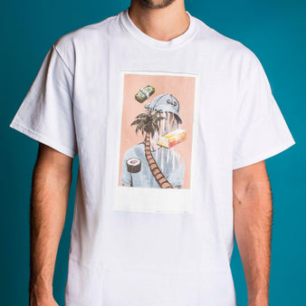 Polaroid Tee in White