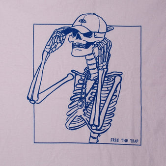 Free The Trap Tee in Pink