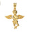 Solid Gold Angel w Diamond