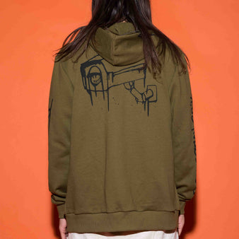 No Privacy Hoodie - Green