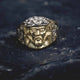 Solid Gold Jesus Ring