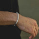 Round Cut Tennis Bracelet in White Gold