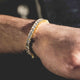 Princess Cut Tennis Bracelet in Yellow Gold
