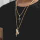 Nail Cross + Iced Praying Hands Set