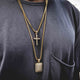 Iced Cube + Diamond Cross Set