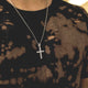 White Gold Diamond Cross