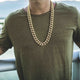 19mm Diamond Cuban Link Necklace/Bracelet Bundle