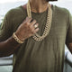 19mm Diamond Cuban Link Necklace/Bracelet Bundle