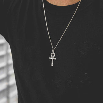 White Gold Ankh