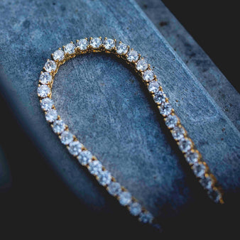 Round Cut Tennis Necklace