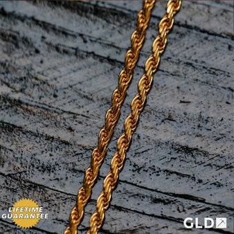 4mm Rope Chain + Jesus Micro Set