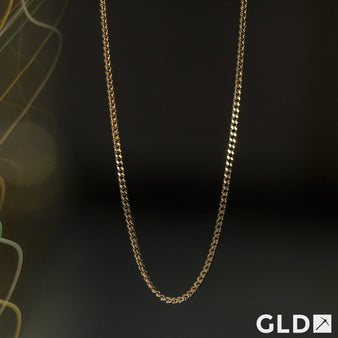 Solid Gold Micro Cuban (3mm)