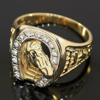 Diamond Horseshoe Ring