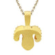 14k Solid Gold Ram Pendant