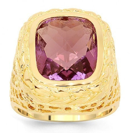 Gold Amethyst Ring