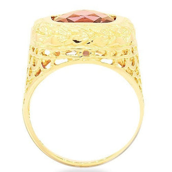 Gold Amethyst Ring