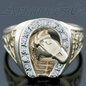 Diamond Horseshoe Ring