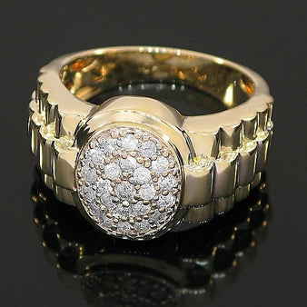 Rolex Ring w Diamond Center