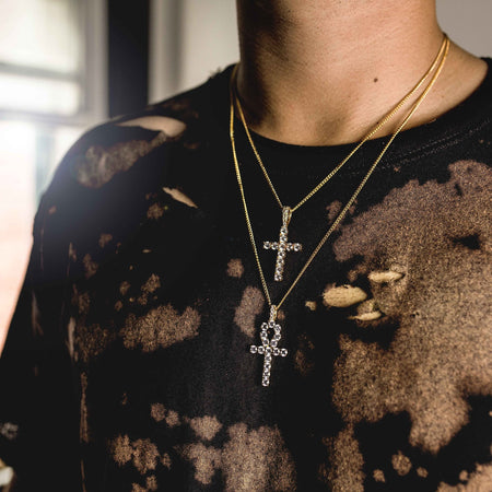 Ankh + Diamond Cross Set